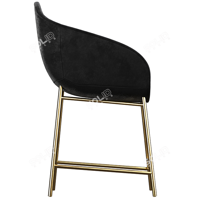 Elegant Love High Stool 3D model image 3