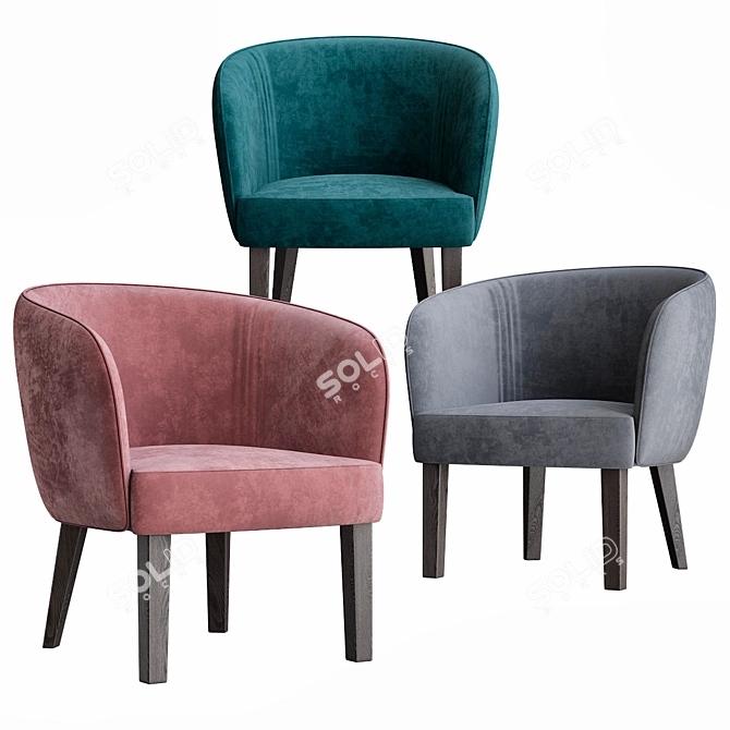 Vintage-inspired Origins 1971 Doris 3D model image 2