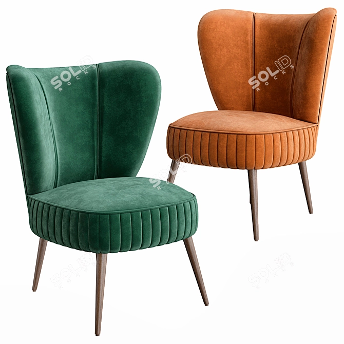 Elegant Elizabeth: Duquesa & Malvada 3D model image 2