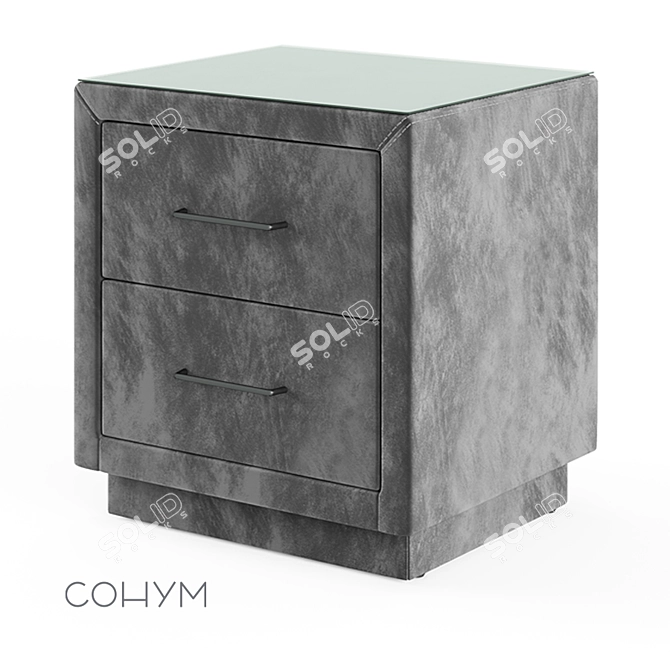 Modern Curbstone: Stylish Storage Solution 3D model image 4