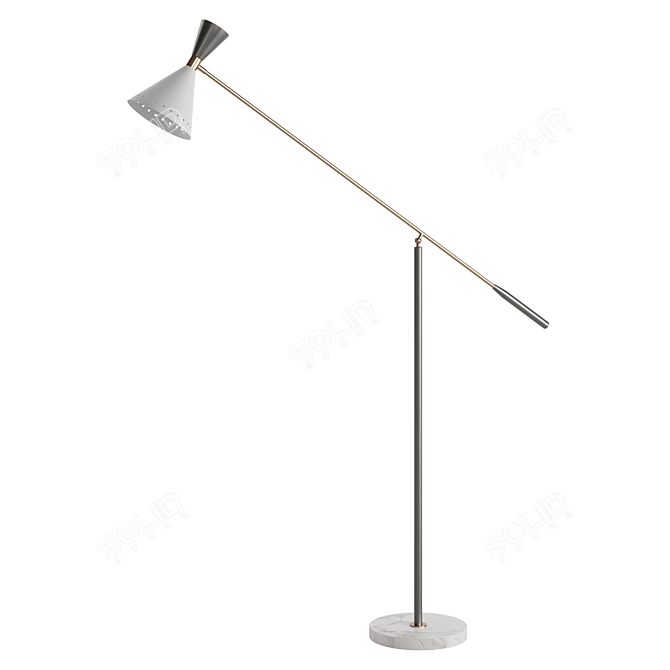 Elegant Gianfranco Ferre Home Floor Lamp 3D model image 1