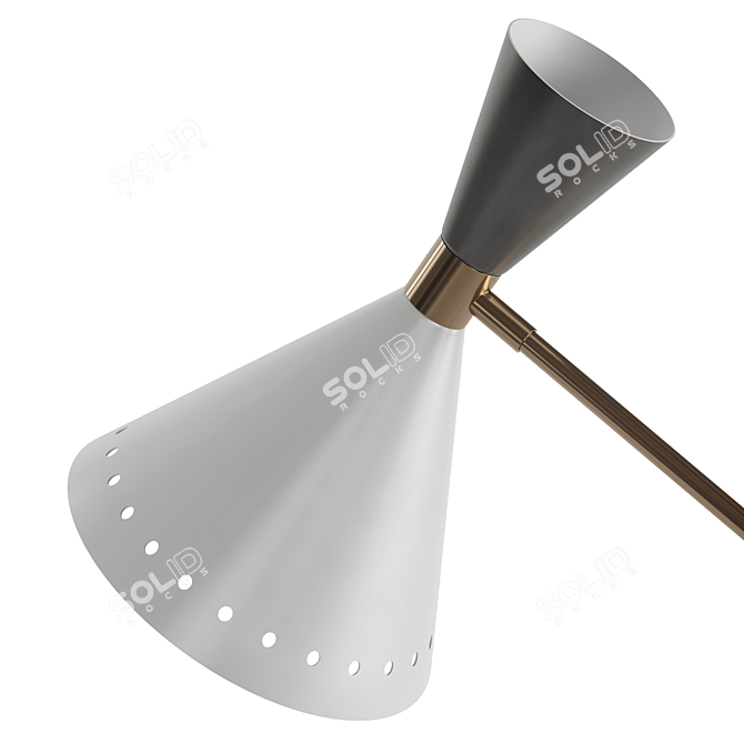 Elegant Gianfranco Ferre Home Floor Lamp 3D model image 5