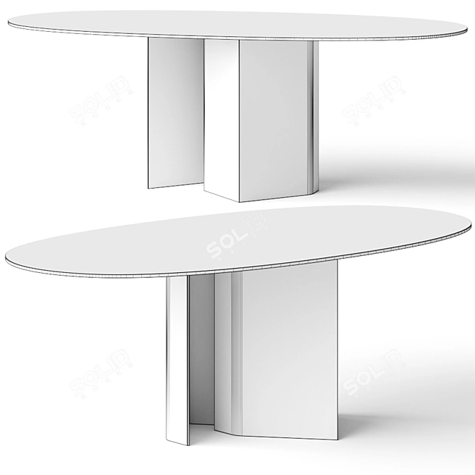  Elegant Marmi Erse Dining Tables 3D model image 2