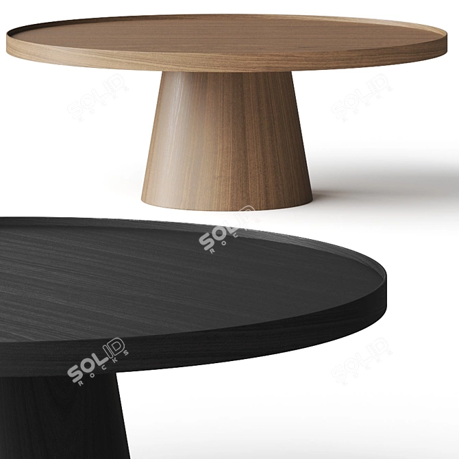 Elegant Rodan Coffee Tables 3D model image 1