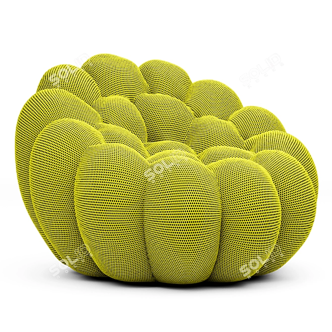 Contemporary Bubble Armchair 3D model image 1