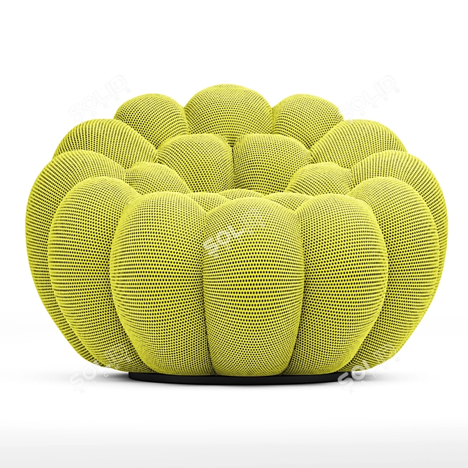 Contemporary Bubble Armchair 3D model image 2