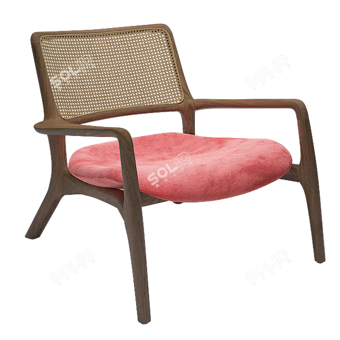 Elevate Your Comfort: Jer Lounge Chair 3D model image 3