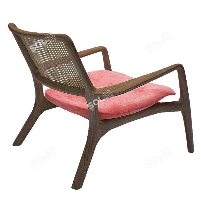 Elevate Your Comfort: Jer Lounge Chair 3D model image 4