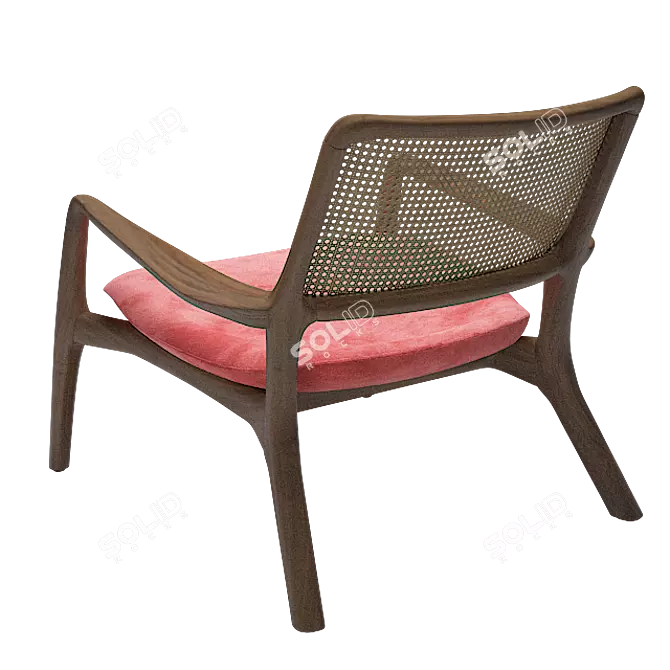 Elevate Your Comfort: Jer Lounge Chair 3D model image 5