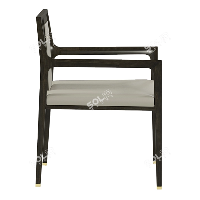 Modern ASTER MONT Dinning Chair 3D model image 3