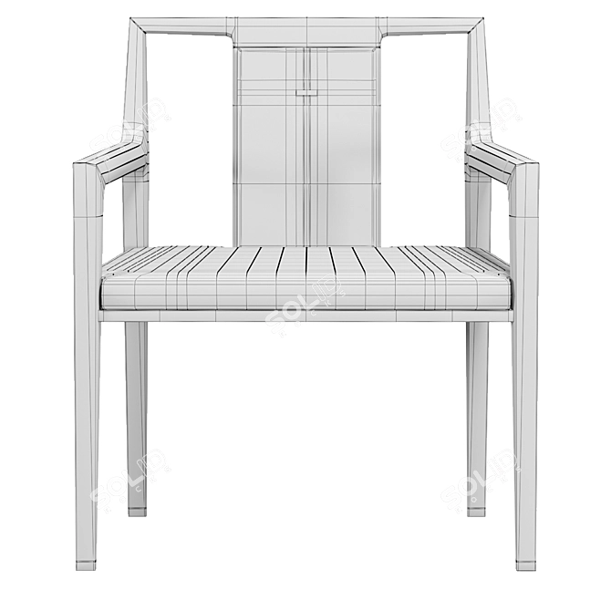 Modern ASTER MONT Dinning Chair 3D model image 5