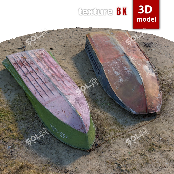 Title: High-detail 334 Boat Model 3D model image 1