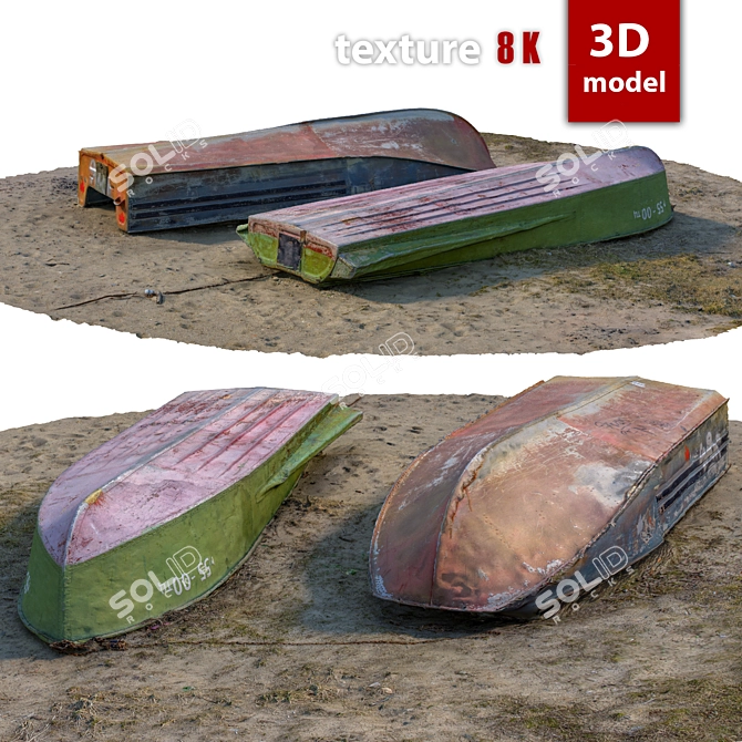 Title: High-detail 334 Boat Model 3D model image 2