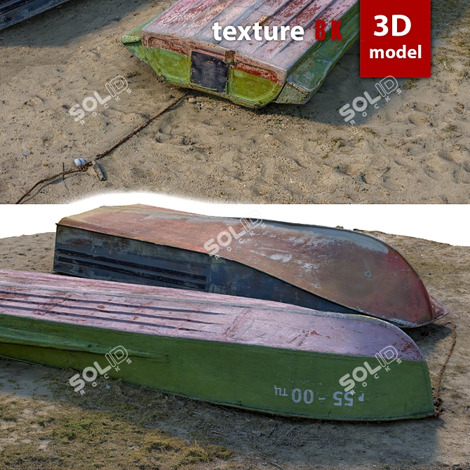 Title: High-detail 334 Boat Model 3D model image 4