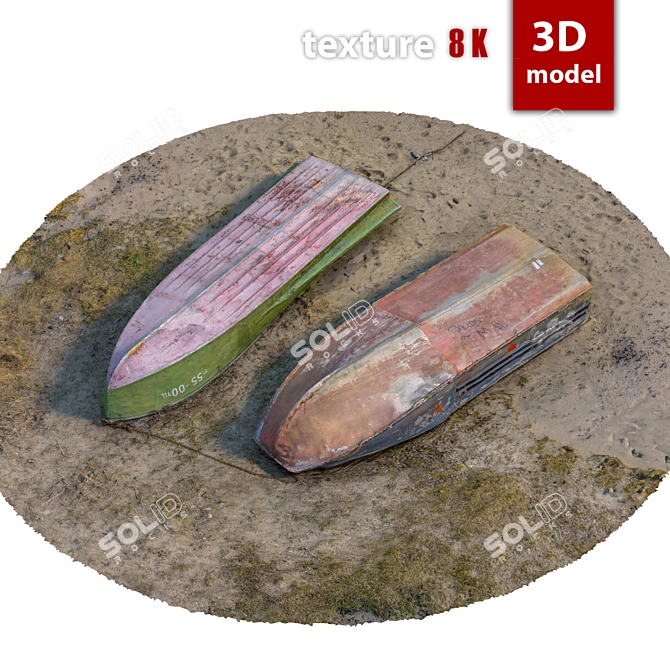 Title: High-detail 334 Boat Model 3D model image 6