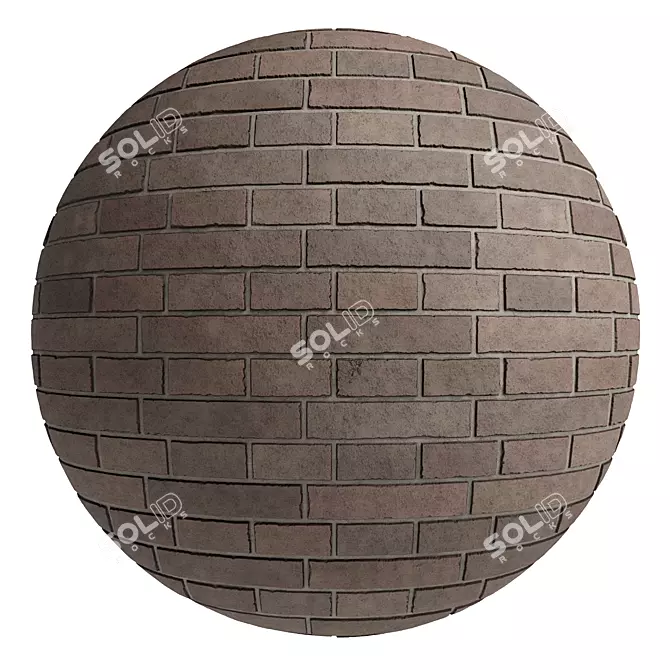 Brick Tiles PBR - 5 Colors, High Resolution 3D model image 4