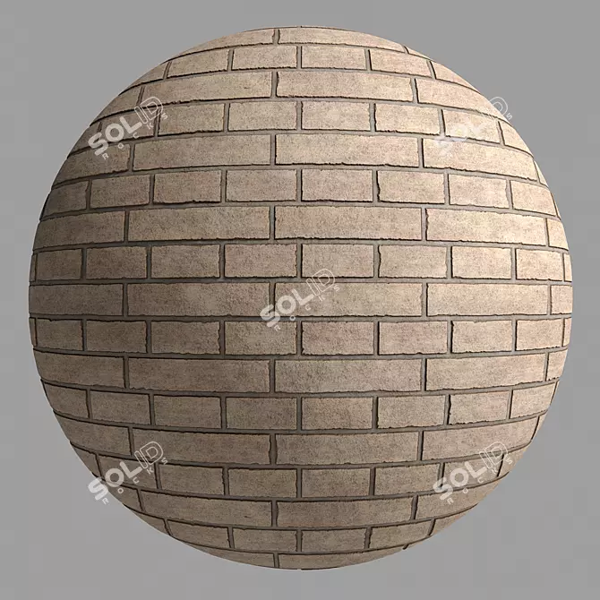 Brick Tiles PBR - 5 Colors, High Resolution 3D model image 5