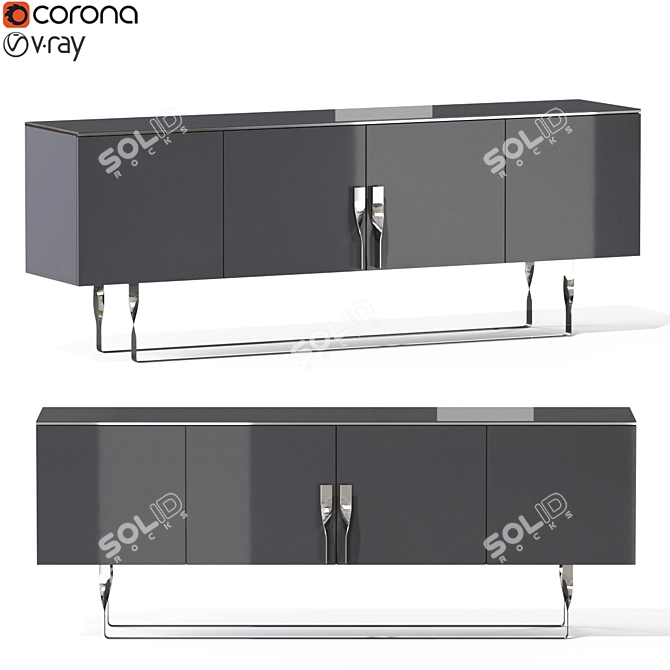 Serenity Sideboard 3D model image 1