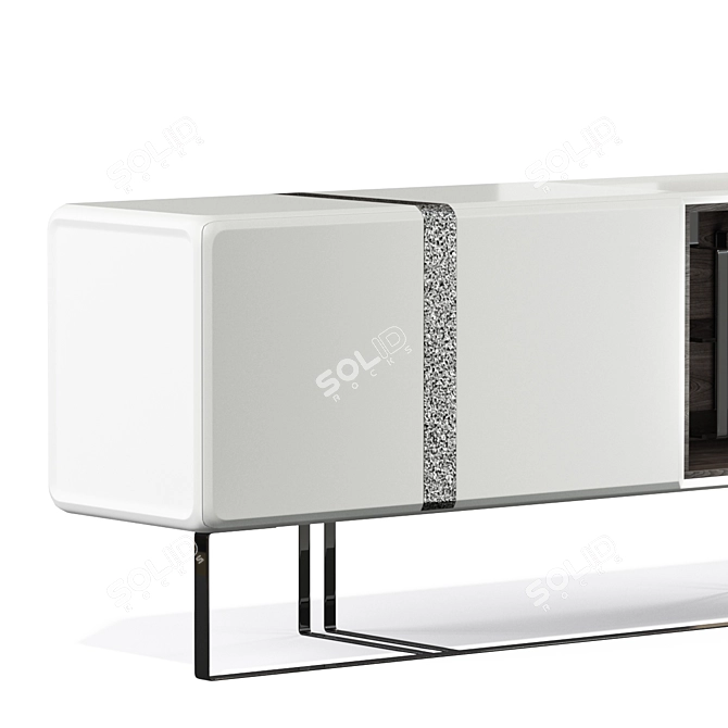 Elegant Still Sideboard 3D model image 2