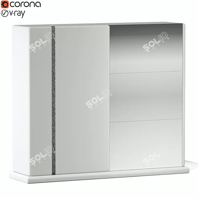 Elegant Closet Solution: Still Wardrobe 3D model image 1