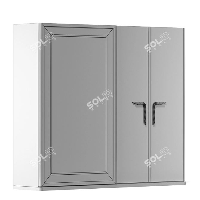 Elegant Aston Wardrobe for Luxurious Homes 3D model image 2