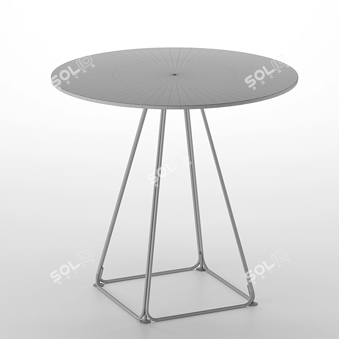 "Celestial Circles" Dining Table 3D model image 3