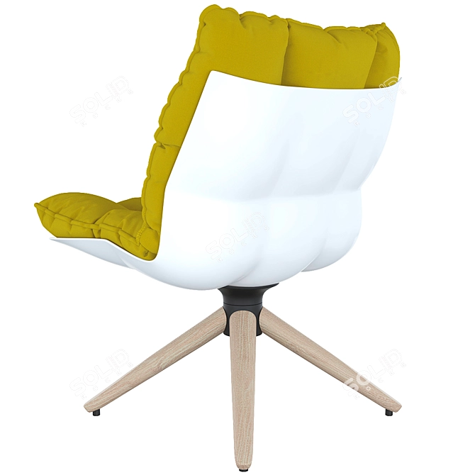 Husk Designer Chair - Modern Elegance for Your Space 3D model image 4