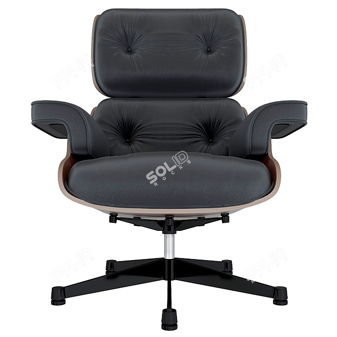 Modern Vitra Lounge Chair 3D model image 4