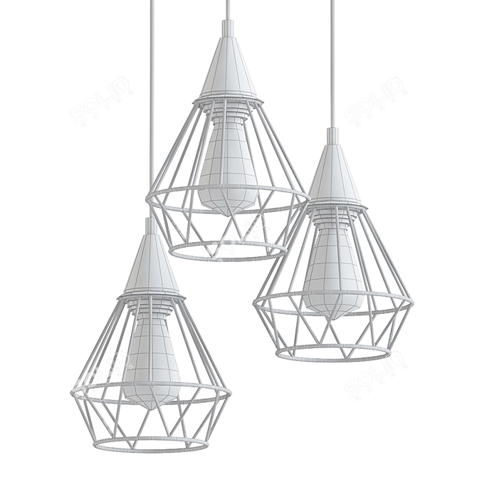 Vitaluce V4728 3D Chandelier 3D model image 2