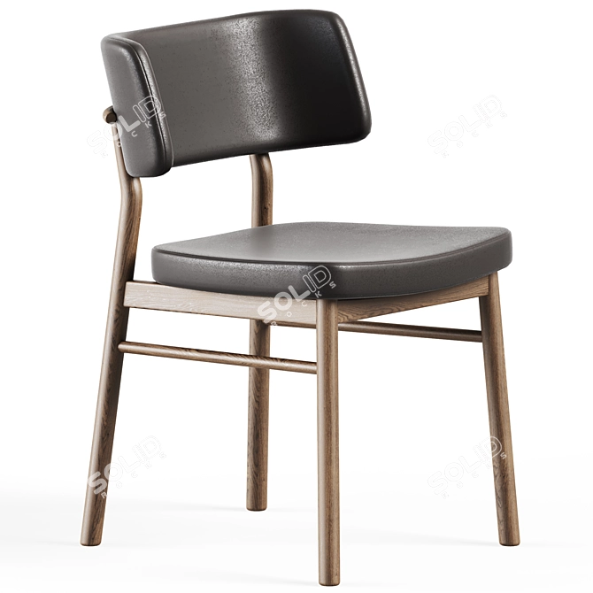 TrabA Marlen Wood Chair 3D model image 3