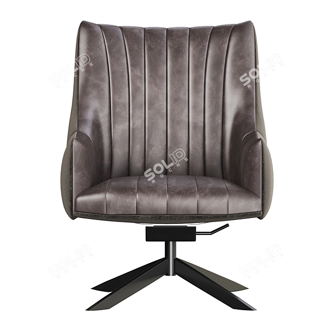 Sleek and Stylish RUBIE Armchair 3D model image 2