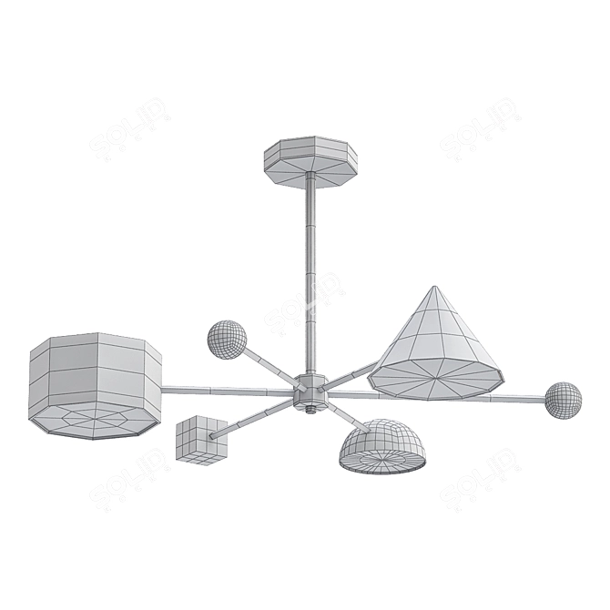 Sleek Design SPIL Lamps 3D model image 2