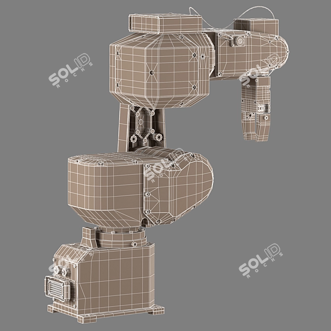 Advanced Industrial Robot: FANUC LR Mate 200iB 3D model image 6