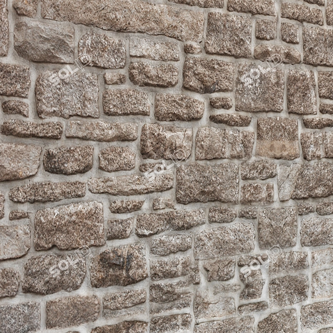 Ancient Stone Texture - PBR Material 3D model image 2