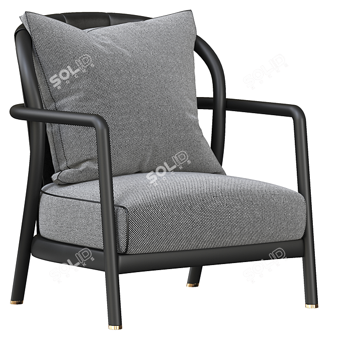 ALISON Flexform Armchairs: Timeless Elegance 3D model image 1