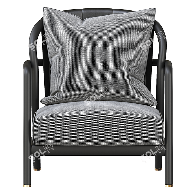 ALISON Flexform Armchairs: Timeless Elegance 3D model image 2