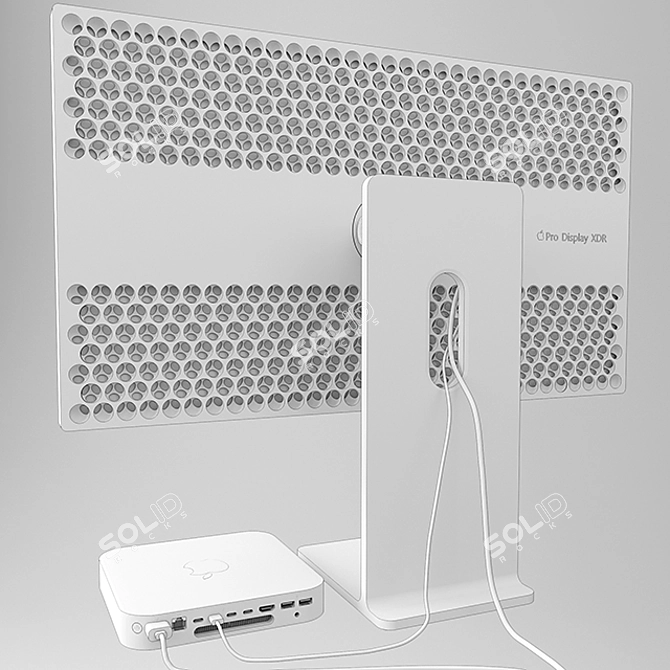 Ultimate Display & Workstation Combo 3D model image 5