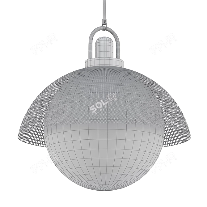 Elevate with Allied Maker: Perforated Arc Domes 3D model image 2