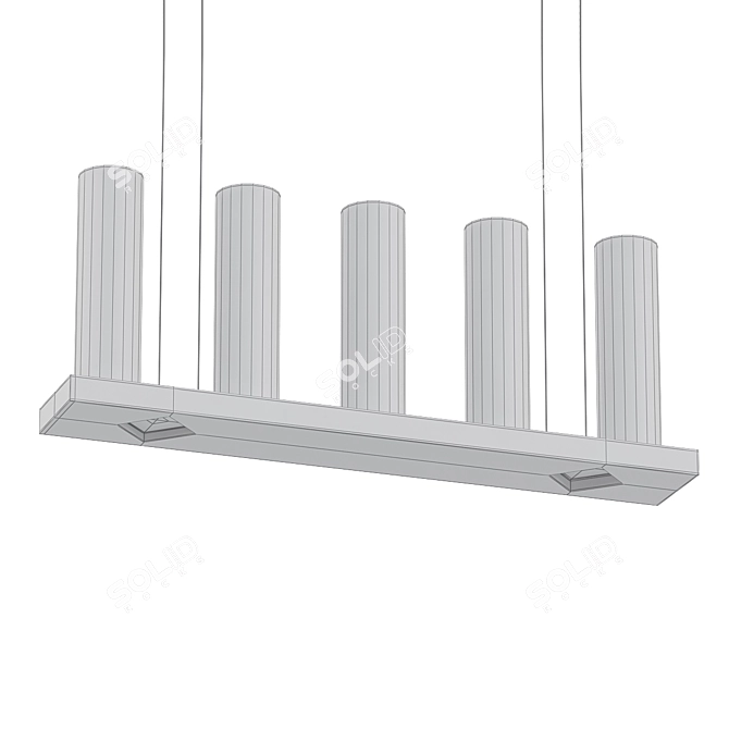 Elegant Robers HL 2555 Chandelier 3D model image 2