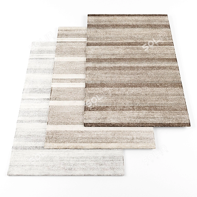 High Resolution Carpets Bundle 3D model image 1