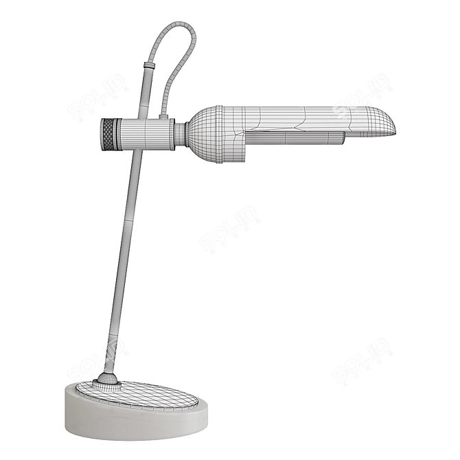 Sleek Charles Table Lamp - Timeless Elegance 3D model image 2
