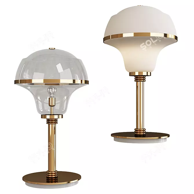 Elegant Stella Table Lamp 3D model image 1