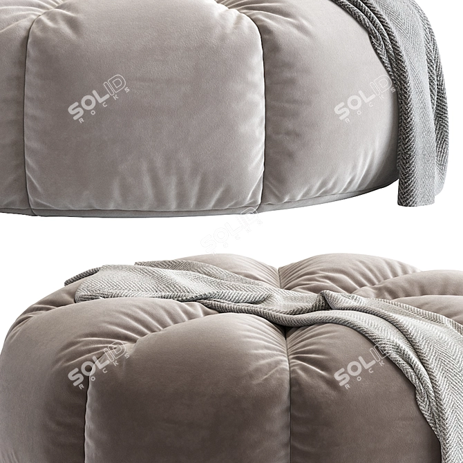 Cozy Bean Bag Chair: N6 3D model image 4