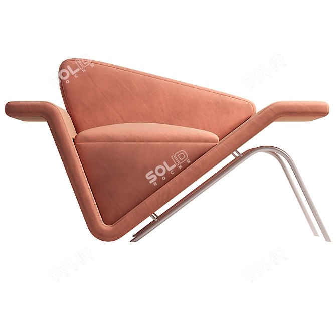 Modern Armchair - 3D Max 2014 3D model image 2