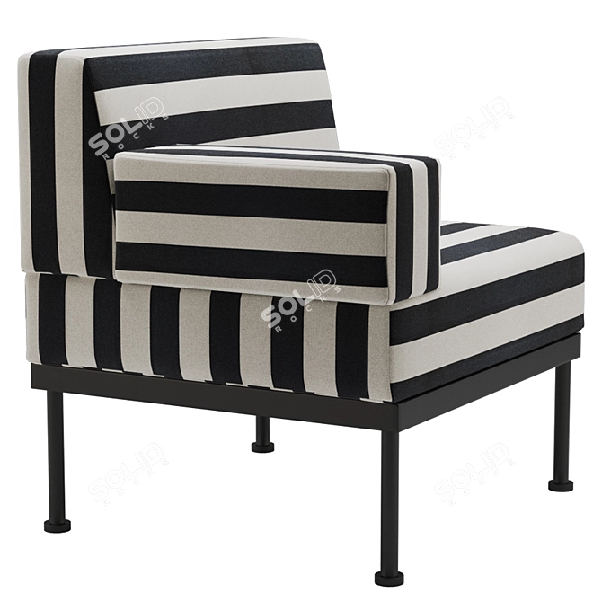 Kelly Wearstler Vivant Lounge Chair: Stunning 3D Model 3D model image 3