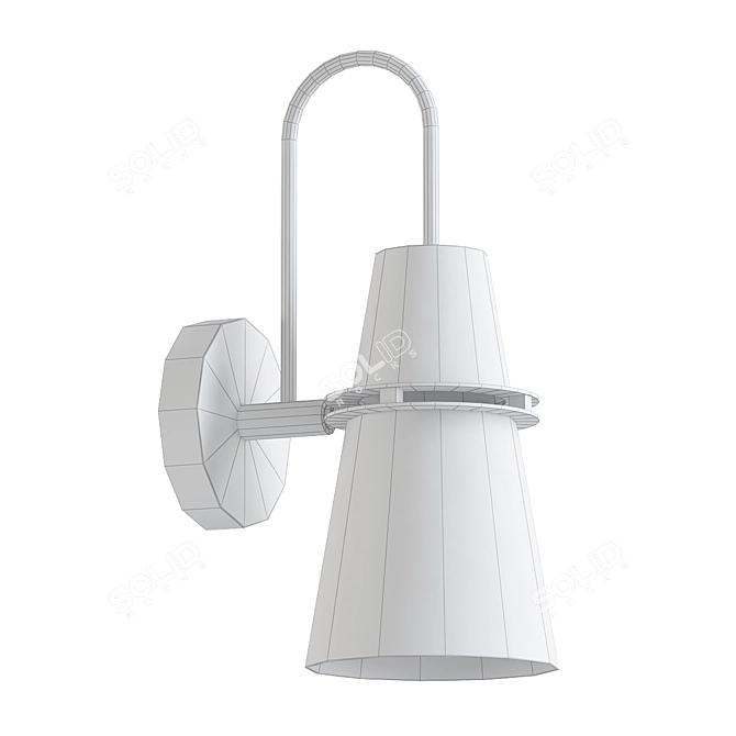 Contemporary Gilbert Wall Lamp 3D model image 2