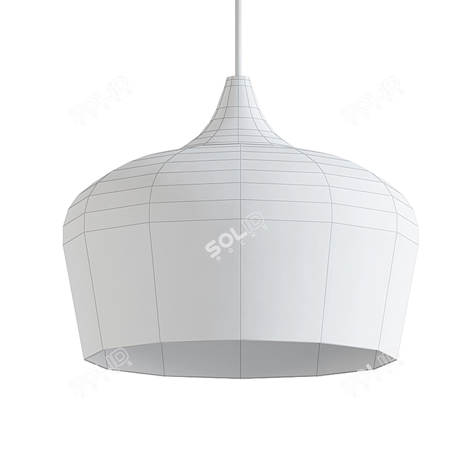 Minimalist Nordic Pendant Light 3D model image 2