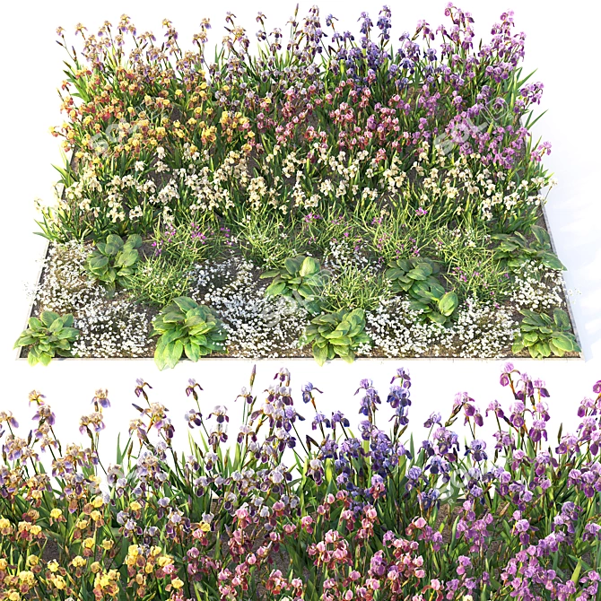 Flower Garden Oasis 3D model image 8