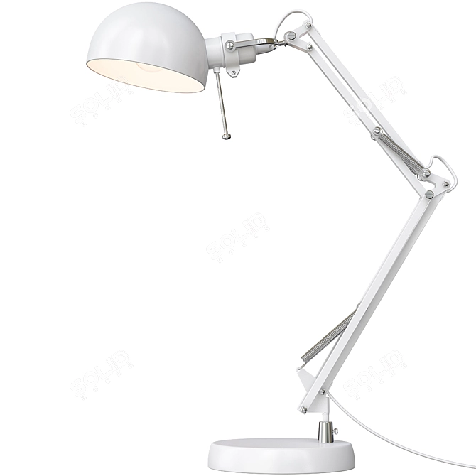 Forså Dark Green Desk Lamp 3D model image 5