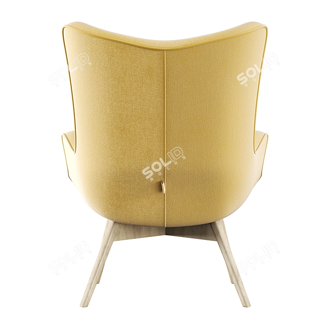 Heavenly Eco Wing Armchair 3D model image 4